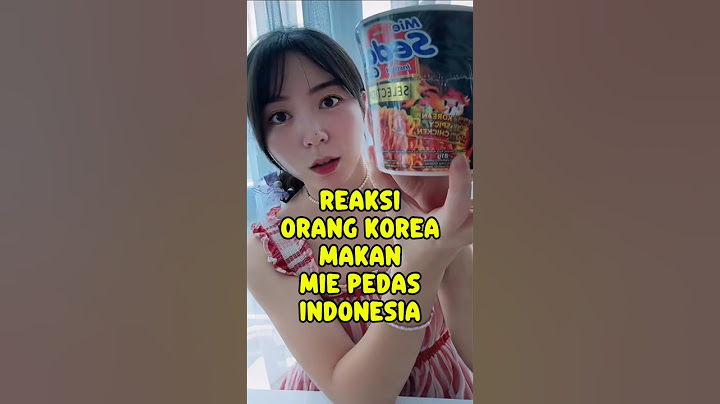 KOREAN PEOPLE TRY EATING INDONESIAN SPICY NOODLES‼️