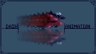 Making a dash effect with just one frame of animation and a bunch of particles - Indie Dev #shorts Making a dash effect with just one frame of animation and a bunch of particles - Indie Dev #shorts