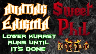 Diablo 2 - Hunting Enigma, Lower Kurast Runs until I make Enigma, Drop Highlights High Runes Plugy