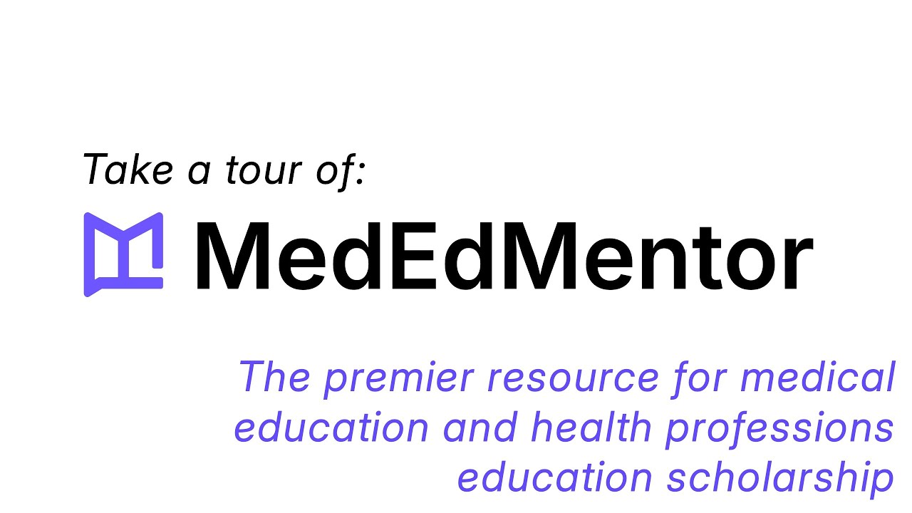 MedEdMentor Orientation Video - YouTube