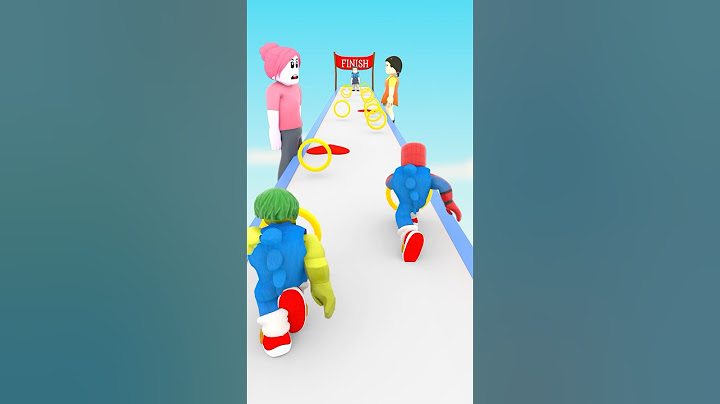 Love Heart Run Challenge in Spider and Hulk Roblox in Sonic's Body fight for Squid Game's Choose