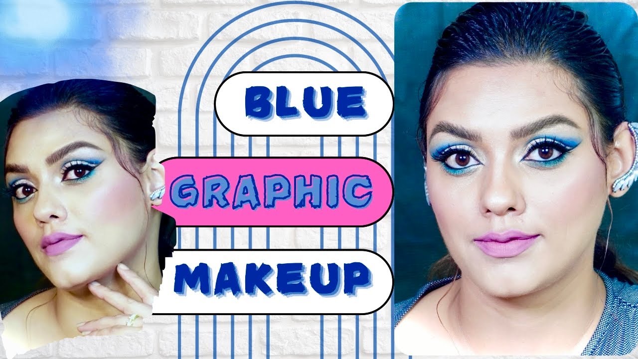 Graphic Makeup Look 👀 - YouTube