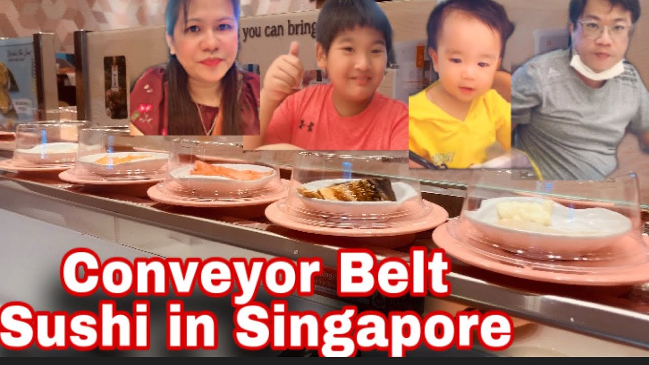 Conveyor Belt Sushi in Singapore YouTube