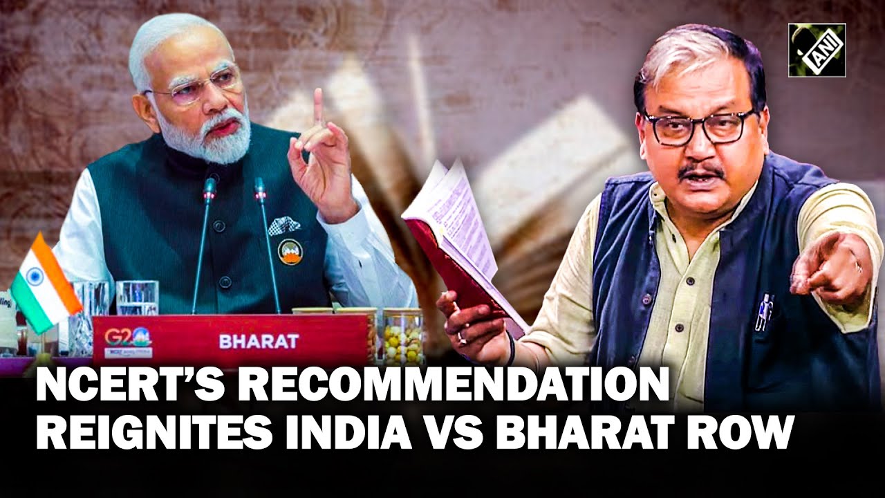Recommendation of replacing India with Bharat in textbooks sparks political row, NCERT clarifies