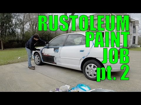 DIY Car Projects: Rustoleum Paint Job pt 2