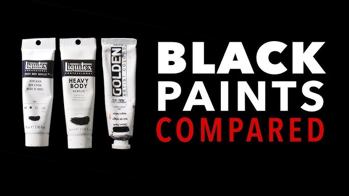 Demystifying Different Black and White Acrylic Paints 