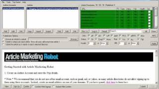 Article Marketing Robot - Free Trial Indexes Your Site In Minutes