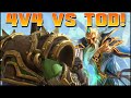 4v4 vs ToD | WC3 | Grubby