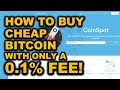 How to buy cheap Bitcoin at the lowest fee of just 0.1%