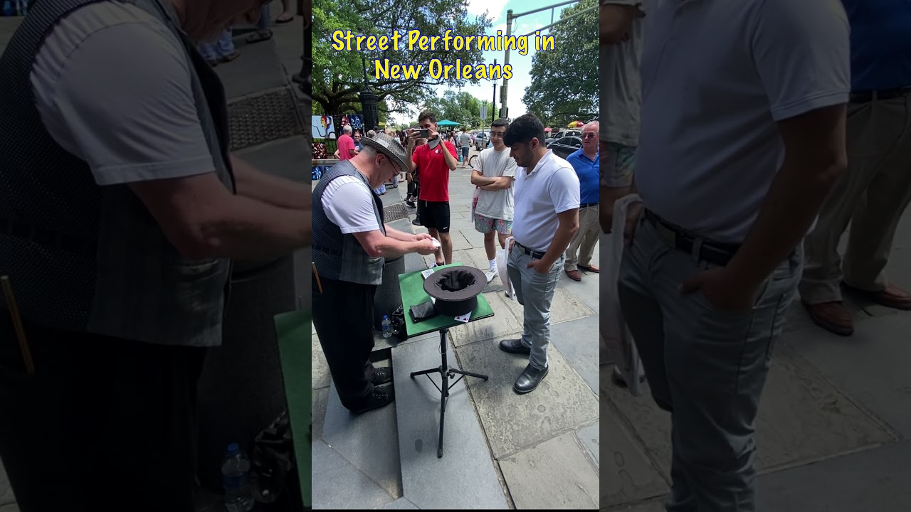 Street Performance Invisible Deck Card Magic Trick 