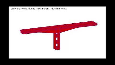 LUSAS Drop a segment during construction
