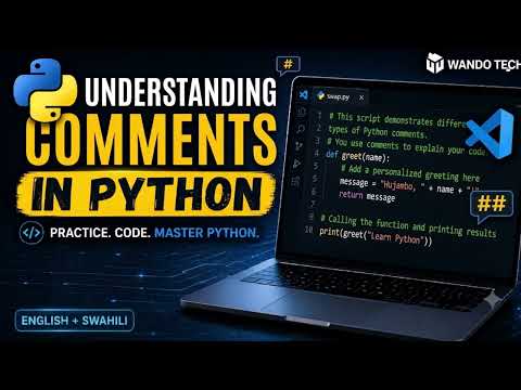 Jinsi ya kutumia Comments kwenye Python na Umuhimu Wake: Somo la 6 (Part 6)