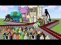ALL MINECRAFT MUTANT GOLEMS vs All MUTANT MOBS Battle
