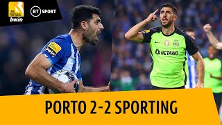 Porto V Sporting 2-2 Hosts Fight Back To Draw As Five Red Cards Shown Primeira Liga Highlights