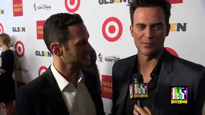 CHEYENNE JACKSON & JASON LANDAU! GLSEN LA