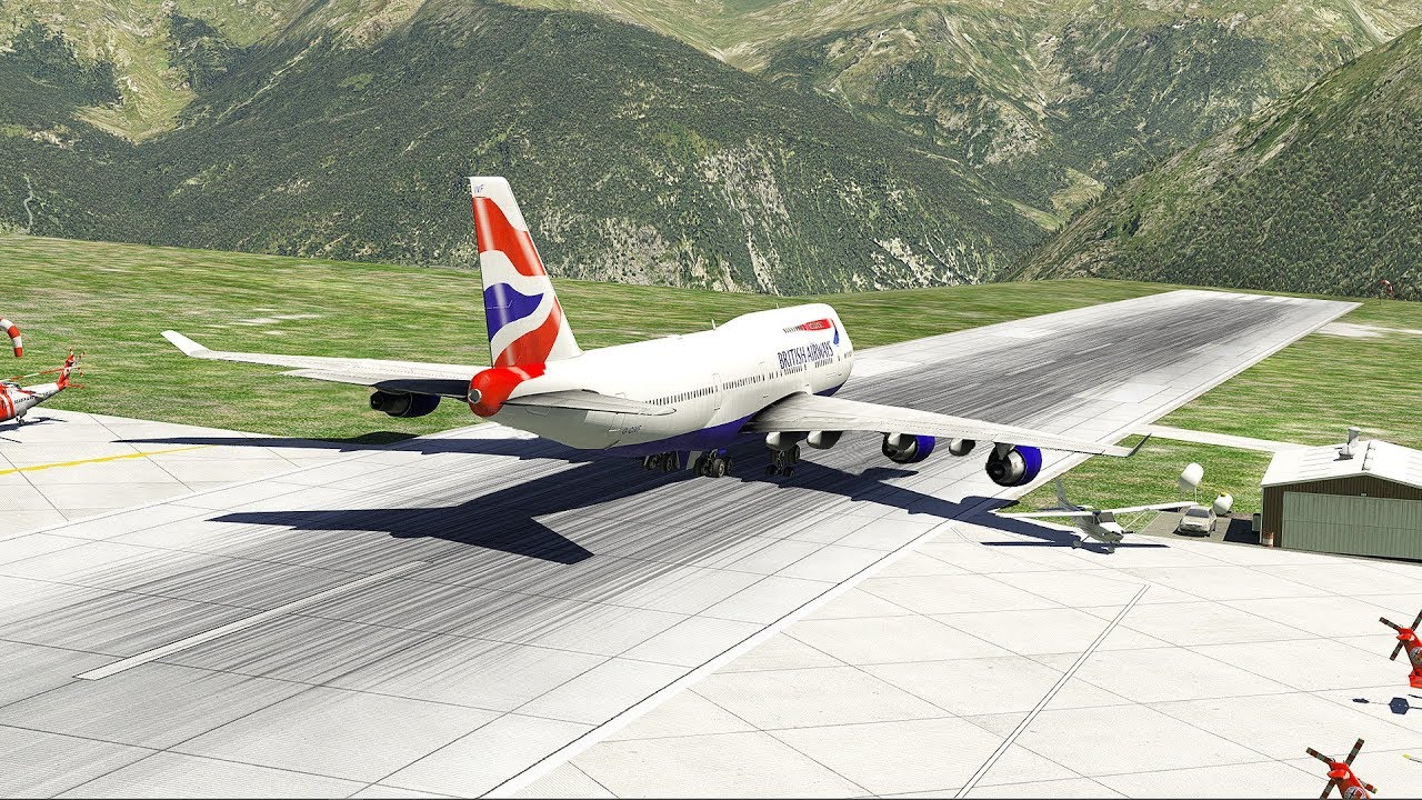 Huge Planes Take Off On The World's Shortest And Scariest Runway | X-Plane 11 Huge Planes Take Off On The World's Shortest And Scariest Runway | X-Plane 11