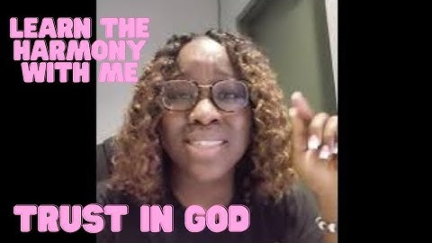 Trust in God | Elevation | Harmony Tutorial