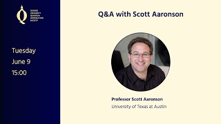 Q&A with Scott Aaronson