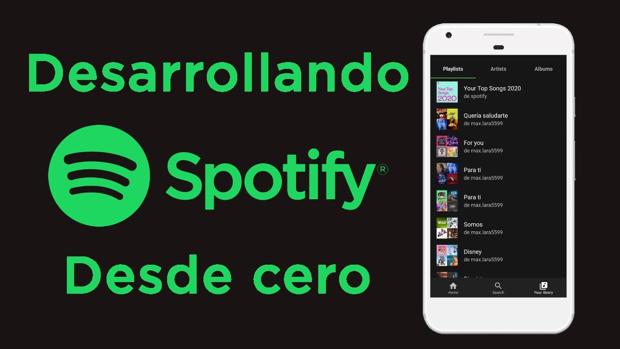 Flutter UI: Clonando Spotify desde cero usando Spotify Web API - YouTube