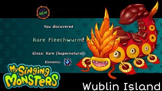 How to get Rare Fleechwurm - Wublin Island (My Singing Monsters 4.1.3) MSM