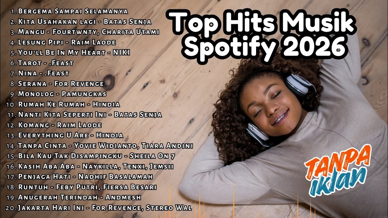 Lagu Terbaru Januari 2026 Top Hits Spotify Indonesia | Top Spotify Indonesia 2026 | No Iklan