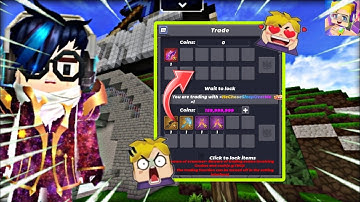 RICH TRADE 🤑 🔥  in sky block blockman go #skyblock #blockmango #richtrade #trade