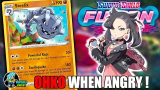 ONIX : OHKO Anything ! Great Upgrade to STEELIX ! So Much RAGE ! (Pokemon  GO TCG set) PTCGO Gameplay 