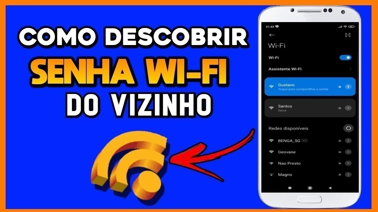 Descubra como se conectar wi-fi do vizinho atualizado 2023 - YouTube