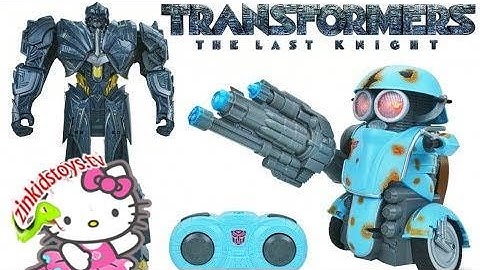 TRANSFORMERS THE LAST KNIGHT RC AUTOBOT SQWEEKS BLASTS MEGATRON