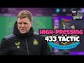 Best FM26 Mobile Winnining Tactic! ⚽️ | Eddie Howe Newcastle United Football Manager 2026 Mobile 433