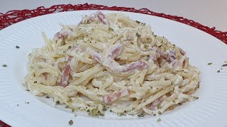 ESPAGUETIS CARBONARA.  A mi manera nuberosaylila espagueticarbonara