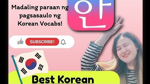 Best way of learning Hangul! Free Korean Learning App ! Patchim