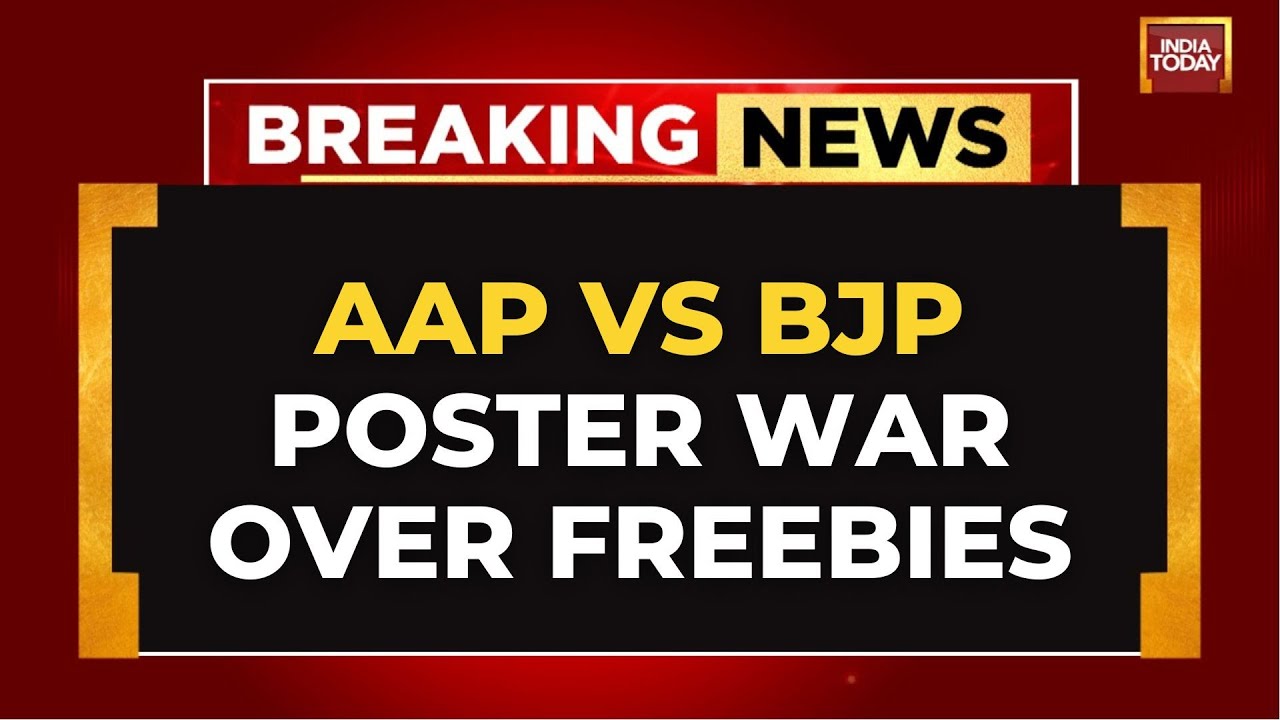 BJP vs AAP: Poster War Erupts Over Freebies and Hindu Schemes in Delhi ...