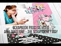 Scrapbook Process Video - Amy Tangerine / The Scraproom / Large Photo Layout