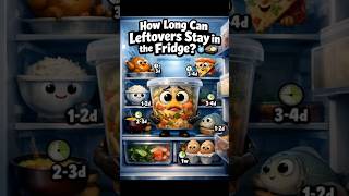 How Long Leftovers Stay in the Fridge? 😳 Food Safety Tips Everyone Should Know! #shorts #trending