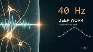 40 Hz Gamma Binaural for Focus Flow — 2 Hours | Evidence-Based