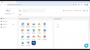 British Council Digital Library: Home page settings to access resources (Part 2/3)