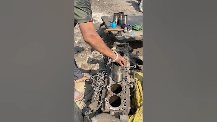 How to sleeve fitting #shortsfeed #automobile #clarence #repair #car #machine #ford #jcb #tata #kia