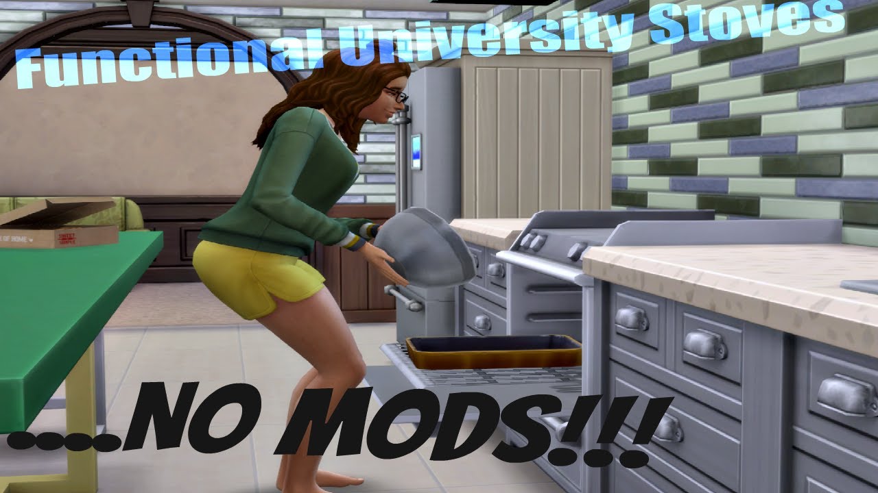 Sims 4 Tutorial Functional University Stoves YouTube