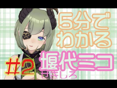 【5分でわかるシリーズ】５分でわかるハニストのミコちゃん紹介動画#2【堰代ミコ / ハニスト】