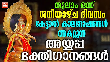 ശനിയാഴ്ച ദിവസം കേൾക്കേണ്ട അയ്യപ്പ ഭക്തിഗാനങ്ങൾ | Ayyappa Songs Malayalam | Hindu Devotional Songs