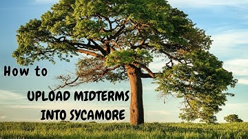 How to upload midterm grades into Sycamore