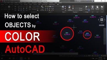 How to select objects by Color - AutoCAD