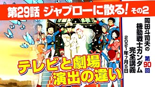 TVアニメで劇場的演出をする富野マジック「機動戦士ガンダム」完全講座＃90「ジャブローに散る」その2/ Analyzing Mobile Suit Gundam＃90