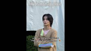 life is not aju nice is now an official seventeen meme 😭😭 #seventeen #kpop #meme Guide
