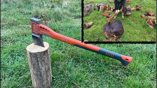 Splitting Firewood (Husqvarna s2800 splitting axe)
