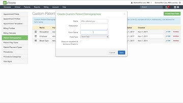 Training: DrChrono Account Set Up  | How to Create Custom Patient Demographics