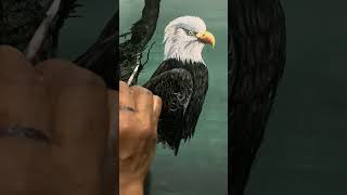 Beautiful painting of an eagle