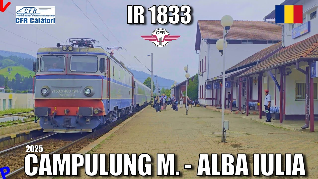 Campulung Moldovenesc - Alba Iulia | Calatorie si prezentare cu trenul CFR IR 1833