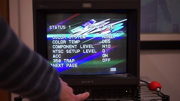 No Sync on Sony PVM-14M4E, composite 60Hz NTSC source